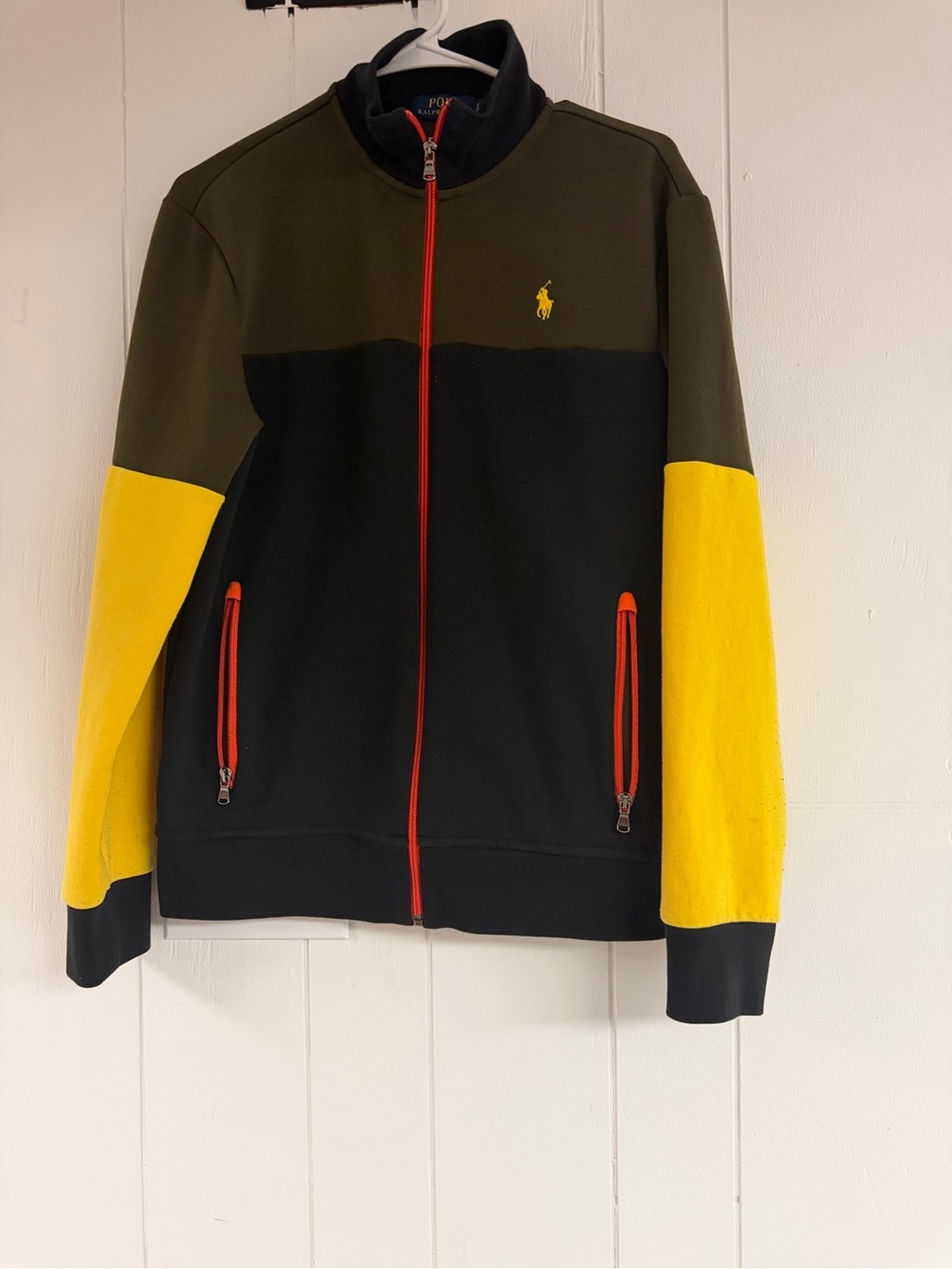 Ralph Lauren Polo RL67 Men’s Colorblock Full-Zip Jacket- Size S